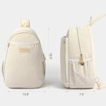 VELADAY Pickleball Bag for Women, Quilted Stylish Sling Bag, Adjustable Shoulder Strap, 2 Storage Compartment Holds Paddles, Balls,Shoes,Beige