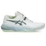 ASICS Women's Gel-Resolution X Tennis Shoes, 8, White/Monument Blue
