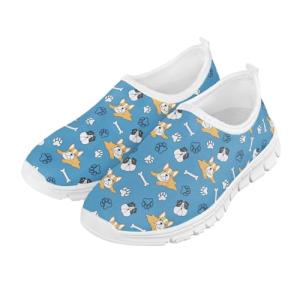 Ctsgobvahy Children's Slip On Lightweight Sports Shoes,Breathable Tennis Style Suitable for Running, Pickleball & More, Ideal for Active Boys and Girls in Spring and Summer,Dog