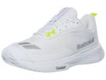 Babolat Women's SFX Evo Pickleball Shoes, White/Silver (US Women's Size 8.5)