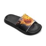 Goncariar Pickleball Flame Slides for Boys Size 11 Cool Ball Kids Slides Boys Summer Shower Shoes Lightweight Arch Support Open Toe Sandals Pool Shoes for Beach & Outdoor Sport Play