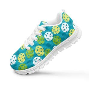 Funnydude Pickleball Print Boys School Shoes Size 13 Little Kids Running Shoes Comfortable Sneakers