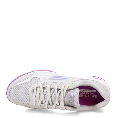 Skechers Viper Court Pickleball Shoes for Men/Women, Grey/Purple