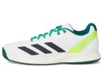 Adidas Men's Courtflash Pickleball, White/Black/Collegiate Green, 8.5