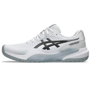 ASICS Men's Gel-Challenger 15 Tennis Shoes, 11.5, White/Gunmetal