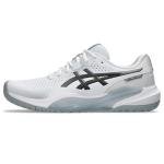 ASICS Men's Gel-Challenger 15 Tennis Shoes, 11.5, White/Gunmetal