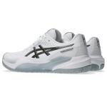 ASICS Men's Gel-Challenger 15 Tennis Shoes, 11.5, White/Gunmetal