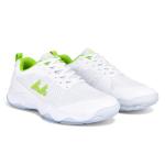 LEFUS Women's Light 201 Lightweight Non-Marking Pickleball Shoes - Court Shoes for Badminton & Tennis (White, 7.5)