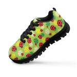 Mumeson Pickleball Print Running Shoes for Boys Girls, Breathable Mesh Athletic Trainers Sneakers Low Top Soft Sneakers Anti-Skid Rubber EVA Soles Running Flat Shoes