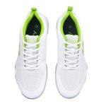 LEFUS Women's Light 201 Lightweight Non-Marking Pickleball Shoes - Court Shoes for Badminton & Tennis (White, 7.5)
