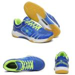 Hiuzylqx Indoor Court Shoes for Tennis, Badminton Table Tennis Volleyball Pickleball Lightweight Racketball Squash Outdoor for Men Women,Boys Girls,Blue,10
