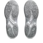 ASICS Women's Game FlyteFoam Tennis Shoes, 8.5, White/Pure Silver