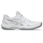 ASICS Women's Game FlyteFoam Tennis Shoes, 8.5, White/Pure Silver