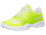 Babolat Women’s Jet Mach Pickleball Shoes, Fluo Yellow/White (US Women's Size 10)