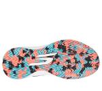 Skechers Women's Viper Court Rally Pickleball Sneaker, White/Pink/Light Blue, 7