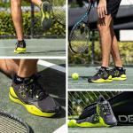 Diadem Court Burst | Men's Pickleball & Tennis Shoes for Stability, Speed, Performance & Comfort, Black and Neon, US Size M9.5/W11