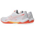 ASICS Women's Gel-Rocket 12 Volleyball Shoes, 9, White/Vivid Coral