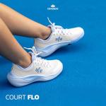 Diadem Court Flo Pickleball and Tennis Shoes | Ultra-Breathable, Lightweight Court Sneakers for Comfort & Performance, Non-Marking Outsole for Superior Traction, White & Sky, US 6 Men/US 7.5 Woman