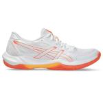 ASICS Women's Gel-Rocket 12 Volleyball Shoes, 9, White/Vivid Coral