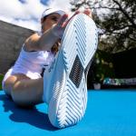 Diadem Court Flo Pickleball and Tennis Shoes | Ultra-Breathable, Lightweight Court Sneakers for Comfort & Performance, Non-Marking Outsole for Superior Traction, White & Sky, US 6 Men/US 7.5 Woman