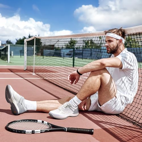 Men's Wide Court Pickleball Tennis Shoes, Arch Support