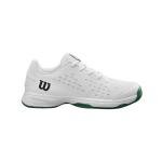 WILSON Rush Pro L Junior Tennis Shoe - White/Bosphorus, Size 12 US