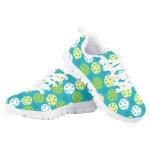 Funnydude Pickleball Print Girls School Shoes Size 13 Little Kids Running Shoes Comfortable Sneakers