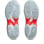 ASICS Women's Game FlyteFoam Pickleball Shoes, 8, Cream/Flash RED