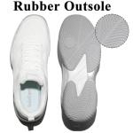 SoleEase Men's Tennis Shoes, Lightweight Breathable Non-Slip Athletic Sneakers for Men & Women Playing Pickleball Table Tennis & Badminton(803White,46)