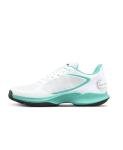 WILSON Hurakn Lite Women's Padel Shoe - White/Turquoise/Black, Size 10 US