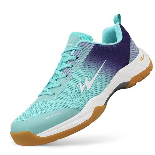 cungel-Tennis-Badmintion-Pickleball-Shoes Unisex No-Slip Pickleball & Tennis Shoes | Lightweight Breathable Court Shoes for Men and Women Green