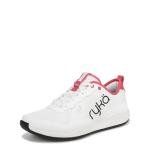 Ryka Womens Court Agility Cross Training Shoes White/Popstar Pink 8 W
