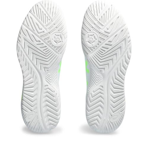 ASICS Gel-Dedicate 8 Pickleball Court Shoes, White/Lime Burst