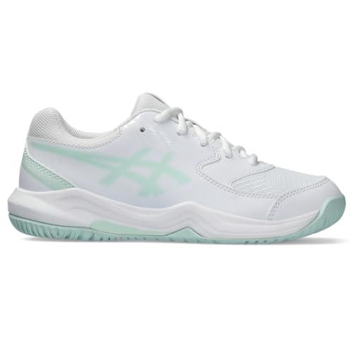 ASICS Gel-Dedicate 8 Pickleball Shoes, Men/Women, White/Pale Blue