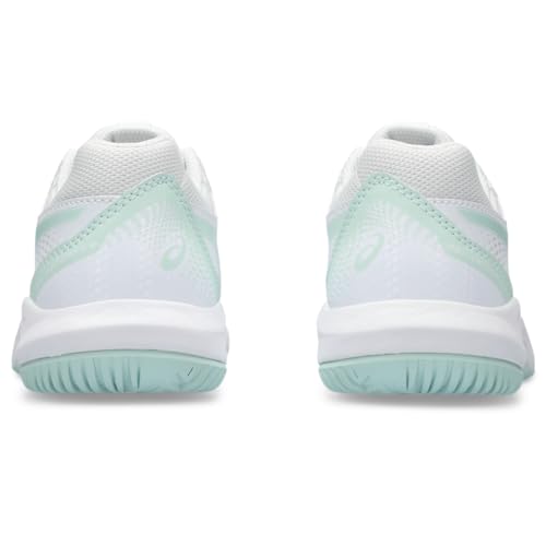 ASICS Gel-Dedicate 8 Pickleball Shoes, Men/Women, White/Pale Blue
