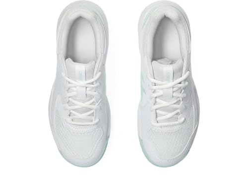 ASICS Gel-Dedicate 8 Pickleball Shoes, Men/Women, White/Pale Blue