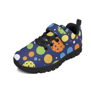 GWDDCMGYH Toddler Boys Girls Slip On Sneakers Casual Pickleball Print Strap Sneakers Single Buckle Tennis Shoes Athletic Walking Shoes for Kids Running Sneaker