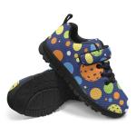 GWDDCMGYH Toddler Boys Girls Slip On Sneakers Casual Pickleball Print Strap Sneakers Single Buckle Tennis Shoes Athletic Walking Shoes for Kids Running Sneaker