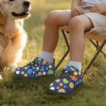 GWDDCMGYH Toddler Boys Girls Slip On Sneakers Casual Pickleball Print Strap Sneakers Single Buckle Tennis Shoes Athletic Walking Shoes for Kids Running Sneaker