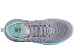 K-Swiss Women's Hypercourt Supreme 2 Tennis Shoe, Lilac Gray/Nimbus Cloud/Neon Purple, 8 M