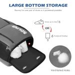 SDLINR Pickleball Bag Fits 4 to 10 Paddles, Large Pickleball Backpack with Shoe Compartment and Fence Hook, Pickle ball Gifts for Men Women (Gray)