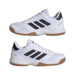Adidas Unisex-Kids Ligra 8 Indoor Volleyball, White/Black/White, 6