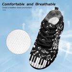 Funnydude Pickleball Print Boys Tennis Shoes Size 4 Big Kid Casual School Shoes Comfortable Footwear