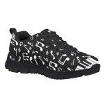 Funnydude Pickleball Print Boys Tennis Shoes Size 4 Big Kid Casual School Shoes Comfortable Footwear