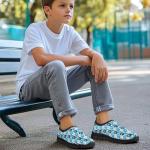 Ctsgobvahy Unisex Slip On Flats Sports Shoes, Children's Spring Lightweight Elastic Pickleball Sneakers, Comfortable Running and Walking Shoes Suitable for Boys and Girls