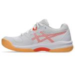ASICS Women's Gel-RENMA Pickleball Shoes, 8, White/Vivid Coral