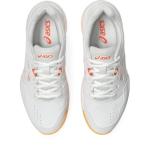 ASICS Women's Gel-RENMA Pickleball Shoes, 8, White/Vivid Coral