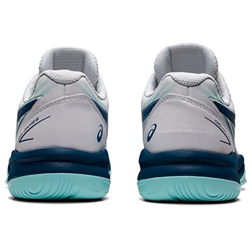 ASICS Gel-Game 8 Court Shoes, White/Light Indigo