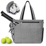Lightweight Tennis Pickleball Bag for Women - Large Capacity Tennis Bag with Shoe Compartment, Holds 2-4 Rackets & 15.6" Laptop & Wet Pocket, Ideal for Casual Sports, Daily Commuting, and Short Trips