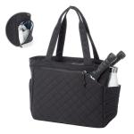 LANBX Pickleball Bag Fits 2 to 6 Paddles, Quilted Pickle ball Tote Bags for Women and Men with Shoe Compartment and Fence Hook, Great Pickleball Gifts